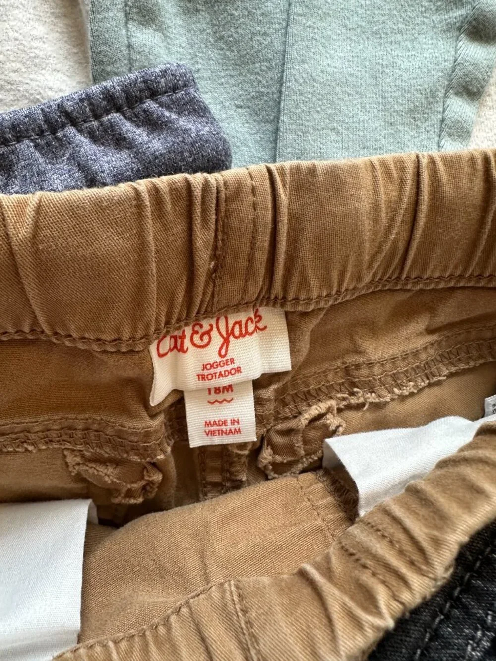 10 Piece Bundle of Baby Boy Pants 18M Pull On Baby Pant